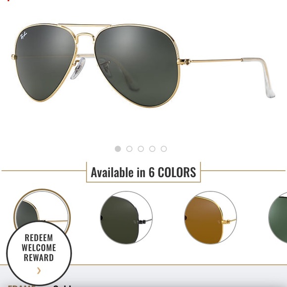 Like-new aviator ray bans - Picture 2 of 2